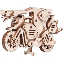 Конструктор деревянный ТРИ СОВЫ ДКНС003 "Мото-Гусь" 42 детали, 10,5*3,5*6,5см 363108