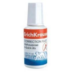 Корректирующая жидкость ErichKrause 6 ARCTIC WHITE с кисточкой