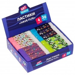 Ластик ArtSpace ER_44729 Have Fun 60*1510мм, в картонной упаковке336987