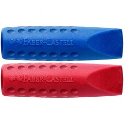 Ластик-колпачок Faber-Castell 187001 GRIP 2001 ассорти (2шт) трехгр, пакет 290371