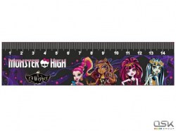 Линейка-закладка 15см Centrum 85051 "Monster High" 3D пластик