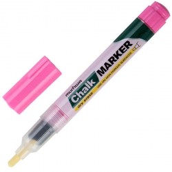 Маркер меловой MunHwa СМ-04 "Chalk Marker" розовый 3мм спиртовая основа, смываемые 227225 