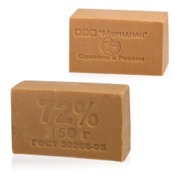 Мыло кусковое хозяйственное Меридиан "Традиционное" 150г 72% без упак 604043