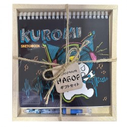 Набор подарочный Centrum 74313 "Kuromi" 190*190мм,  48л. (Скетчбук+ручка)