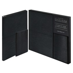 Набор подарочный Феникс 70557 ШЕВРЕТ черный, ежедневник А5+ 120л. + обложка для паспорта