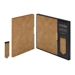 Набор подарочный Феникс 70564 БАКСТЕР коричневый, ежедневник А5 120л. + закладка