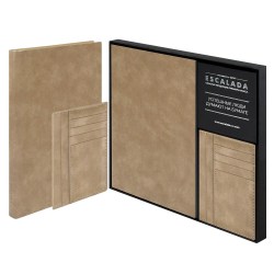 Набор подарочный Феникс 70568 ФЛАНСТЭР бежевый, ежедневник А5+ 160л. + картхолдер