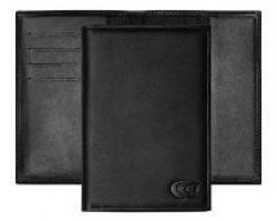 Обложка Стелла FR-PS02-K1 Форсаж-1 д/паспорта с отд. д/карт, черный 
