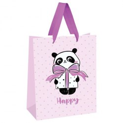 Пакет подарочный MESHU MS_45728 "PandaGift_Pink" 18*23*10см 339776