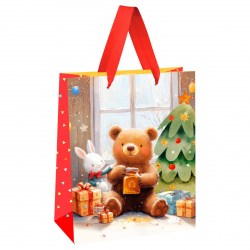 Пакет подарочный MESHU MS_66168 "Christmas toys" 26*32*12см 382309