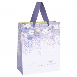 Пакет подарочный MESHU MS_66184 "Purple flowers" 26*32*12см 382325