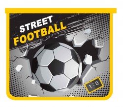 Папка д/тетрадей А5 Centrum 87983 "Street Football" на молнии 