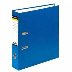 Папка-файл 75мм inФормат P2PVC-75/BLu синий PVC 2-сторон. 059948