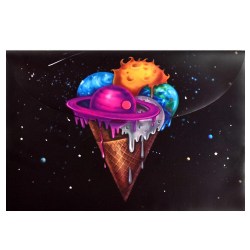 Папка на кнопке А4 Феникс 56637 "Мороженое-космос" 180мкм