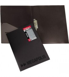 Папка зажим и внутренний карман А4 ErichKrause 50139 Megapolis ассорти