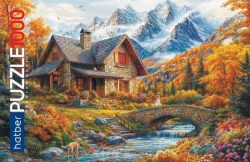 Пазлы Хатбер 34956 1000элементов А2 680х480мм Premium Живописный уголок 092519