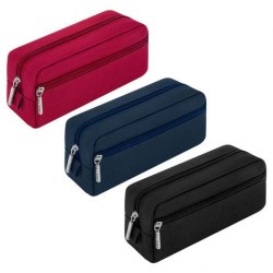 Пенал Brauberg 273611 "Basic" 1 отделение, ассорти 19*9*4см 