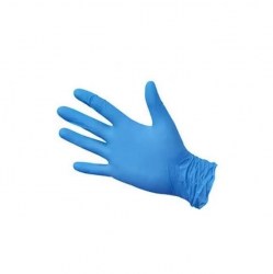 Перчатки нитриловые S голубые (100шт) неопудр СК-Маркет