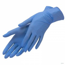 Перчатки нитровиниловые XL, Ультрасофт, N12604LB неопудр голубые 100шт, АДМ