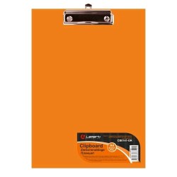 Планшет А4 Lamark CB0141/0441-OR 2,0мм оранжевый с верхн.зажимом PVC 