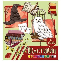 Пластилин 12цв. Centrum 77340 "Гарри Поттер. Школа Магии" 240г стек