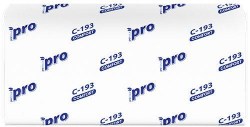 Полотенца бумажные С192 белые V-сложение 1сл, 250л, 21х22см PROtissue Comfort 12-0655