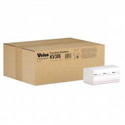 Полотенца бумажные VEIRO Professional Premium KV306 2сл 200л,V слож, белый 12-1246 