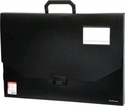 Портфель пластиковый А3 ErichKrause 12320 черный