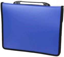 Портфель пластиковый P41-941 2 отделения, синий, на замке, с ручкой, 950мкм Persona