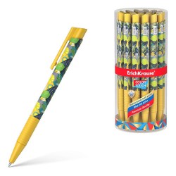 Ручка авт. ErichKrause 56128 синяя ColorTouch Matic&Grip Lime 0,7мм