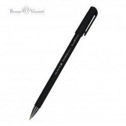 Ручка Bruno Visconti 20-0009 "Slim Write.Black" синяя 0,5мм шариковая