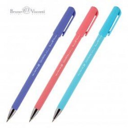 Ручка Bruno Visconti 20-0053 "Slim Write.JOY" синяя 0,5мм шариковая, цветной корпус