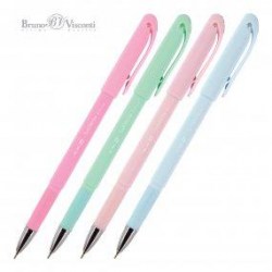 Ручка Bruno Visconti 20-0205 "SoftWrite Zefir" 0,5мм синяя на масляной основе