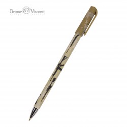 Ручка Bruno Visconti 20-0215/32 "HeppyWrite.Военный паттерн.Оружие" синяя 0,5мм