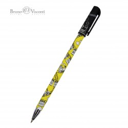 Ручка Bruno Visconti 20-0215/42 "HeppyWrite. Паровозики" синяя 0,5мм
