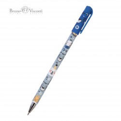 Ручка Bruno Visconti 20-0215/46 "HeppyWrite.Милые зверушки" синяя 0,5мм