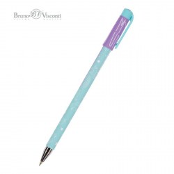Ручка Bruno Visconti 20-0215/54 "HeppyWrite. Единорог и радуга" синяя 0,5мм