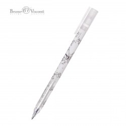 Ручка Bruno Visconti 20-0305/08 "UniWrite.Сакура " 0,5мм синяя, гелевая
