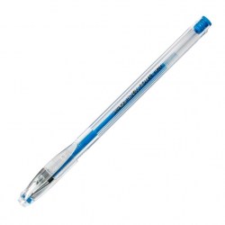 Ручка гелевая Crown HJR-500 голубая 