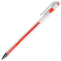 Ручка гелевая Crown HJR-500 оранжевая 
