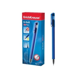Ручка гелевая ErichKrause 39206 синяя G-Soft