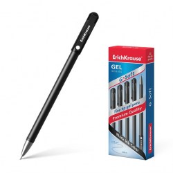 Ручка гелевая ErichKrause 39207 черная G-Soft