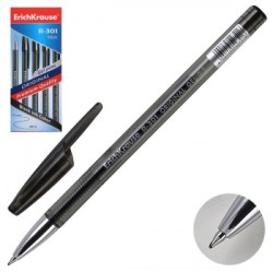 Ручка гелевая ErichKrause 42721/42724 черная R-301 Originai Gel 0,5мм