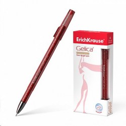Ручка гелевая ErichKrause 45473 Gelica красная 0,5мм
