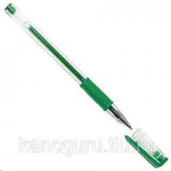 Ручка гелевая Фарм Союз РГ 166-04 зеленая "COMFORT" 0,7 мм резиновый грип 136445 