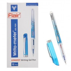 Ручка гелевая Flair F-747/син. "Writo-Meter" синяя