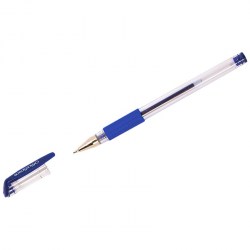 Ручка гелевая OfficeSpace GLL10_1329 синяя 0,5мм, грип 241088