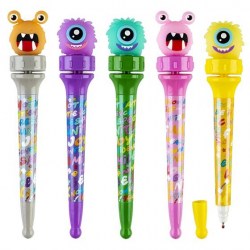 Ручка-игрушка Centrum 89984 "MONSTER" 0,7мм ассорти