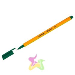 Ручка капиллярная Berlingo CK-40103 Rapido зеленая 0,4мм трехгранная 255118