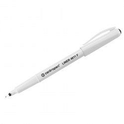 Ручка капилярная Centropen 4611 черная "Liner" 0,3мм трехгранная 262102